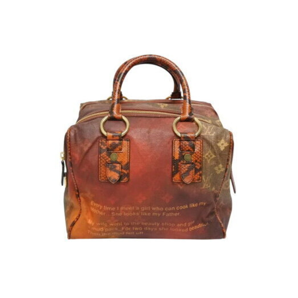 Louis Vuitton Richard Prince Jokes Man Crazy handbag Rouge
